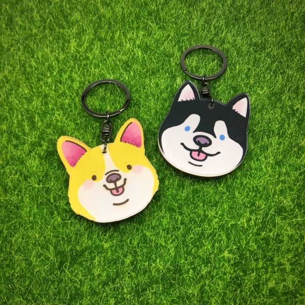 客製化發票載具鑰匙圈-熊
